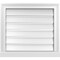 Ekena Millwork Vertical Surface Mount PVC Gable Vent: Functional, w/ 2"W x 2"P Brickmould Sill Frame, 22"W x 20"H GVPVE22X2003SF - alternate 1